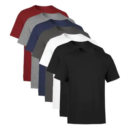 Camisetas kit 10 peças basica algodão