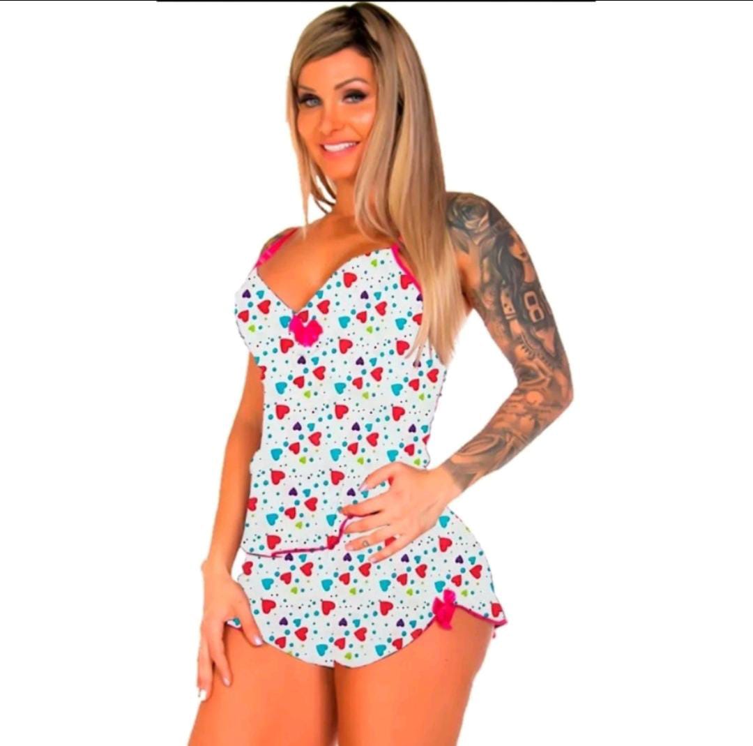 Baby Doll short Doll sexy de liganete - Imagem 5