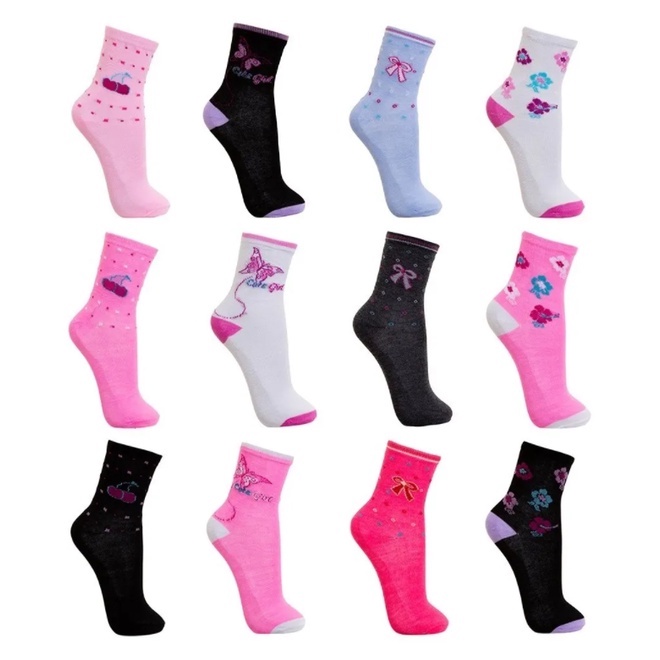 Kit 12 Pares de meia Sport