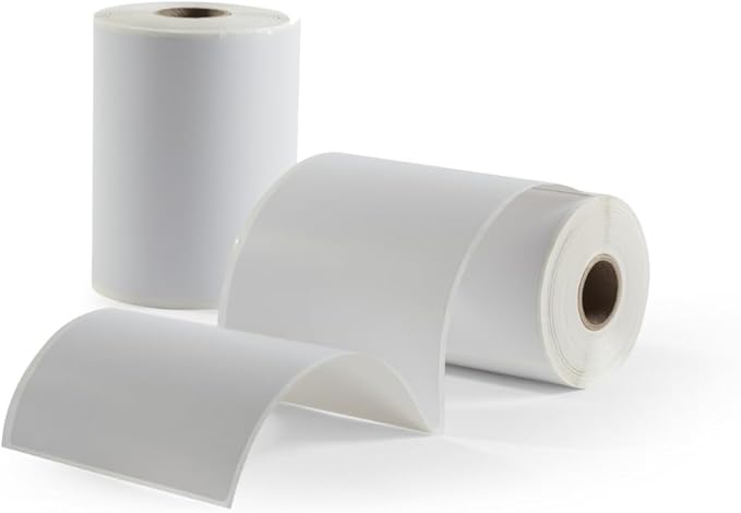 Rolos Etiqueta 10x15 100x150 Térmica Serrilha Zebra Elgin - Imagem 5